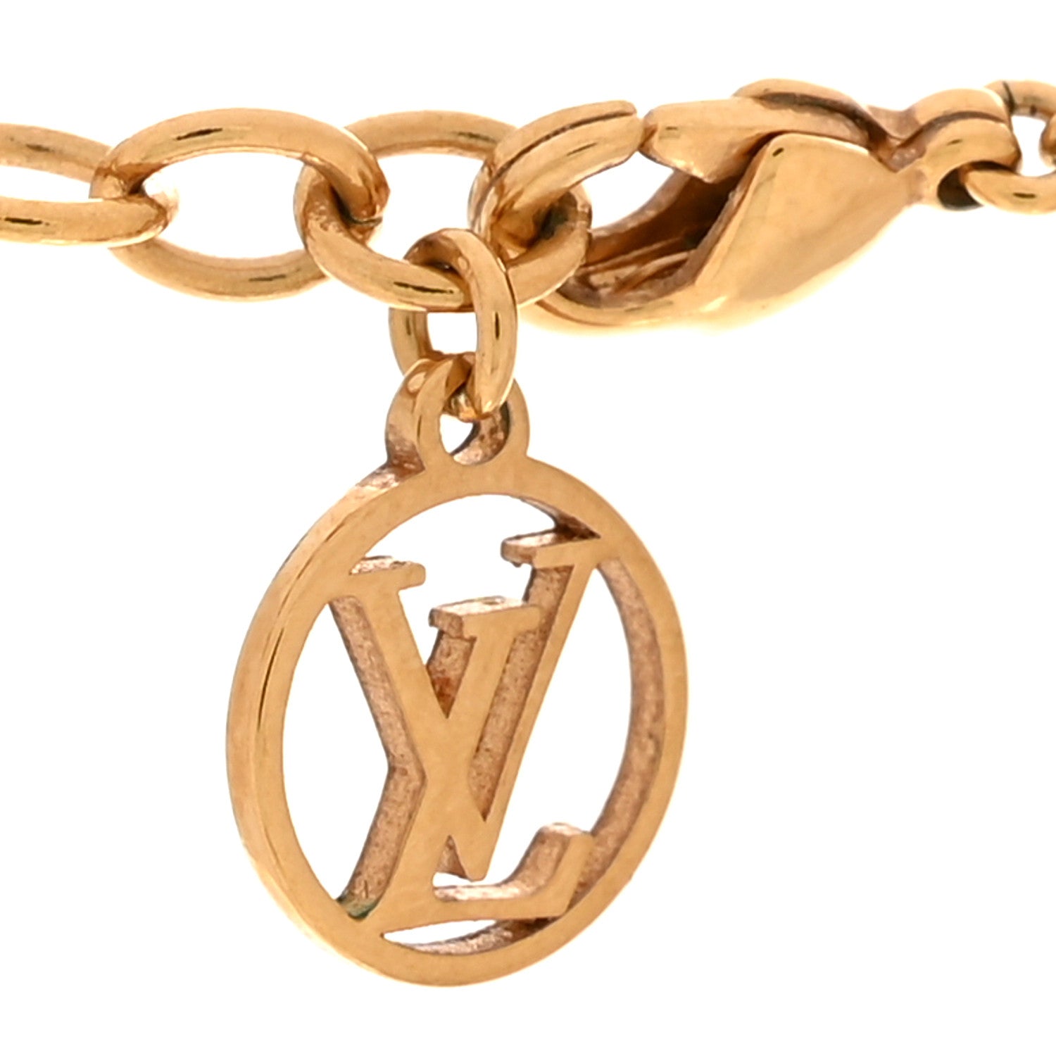 Louis Vuitton Essential V Necklace Gold