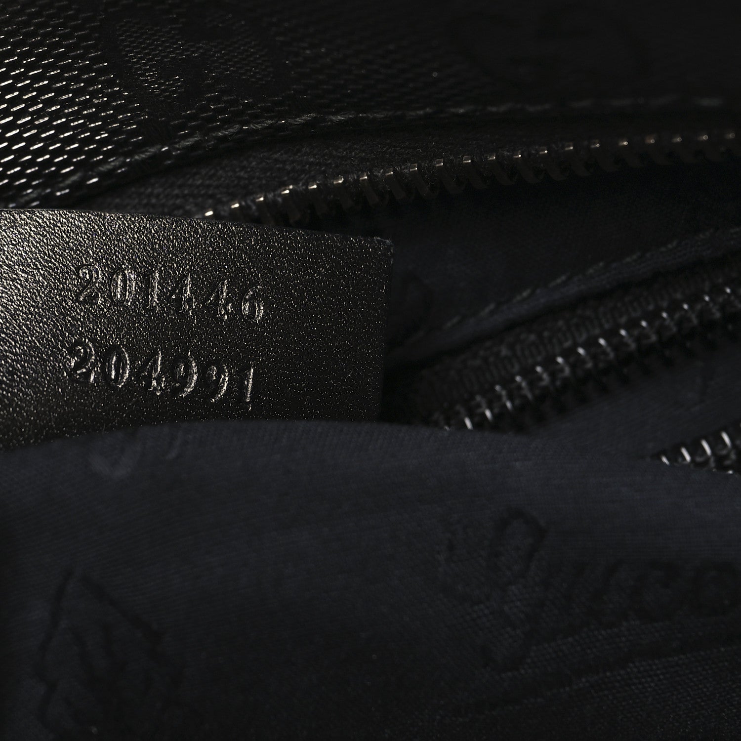 Gucci Imprime Monogram Medium Flat Messenger Bag Black