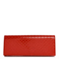 Gucci Patent Microguccissima Small Broadway Clutch Red