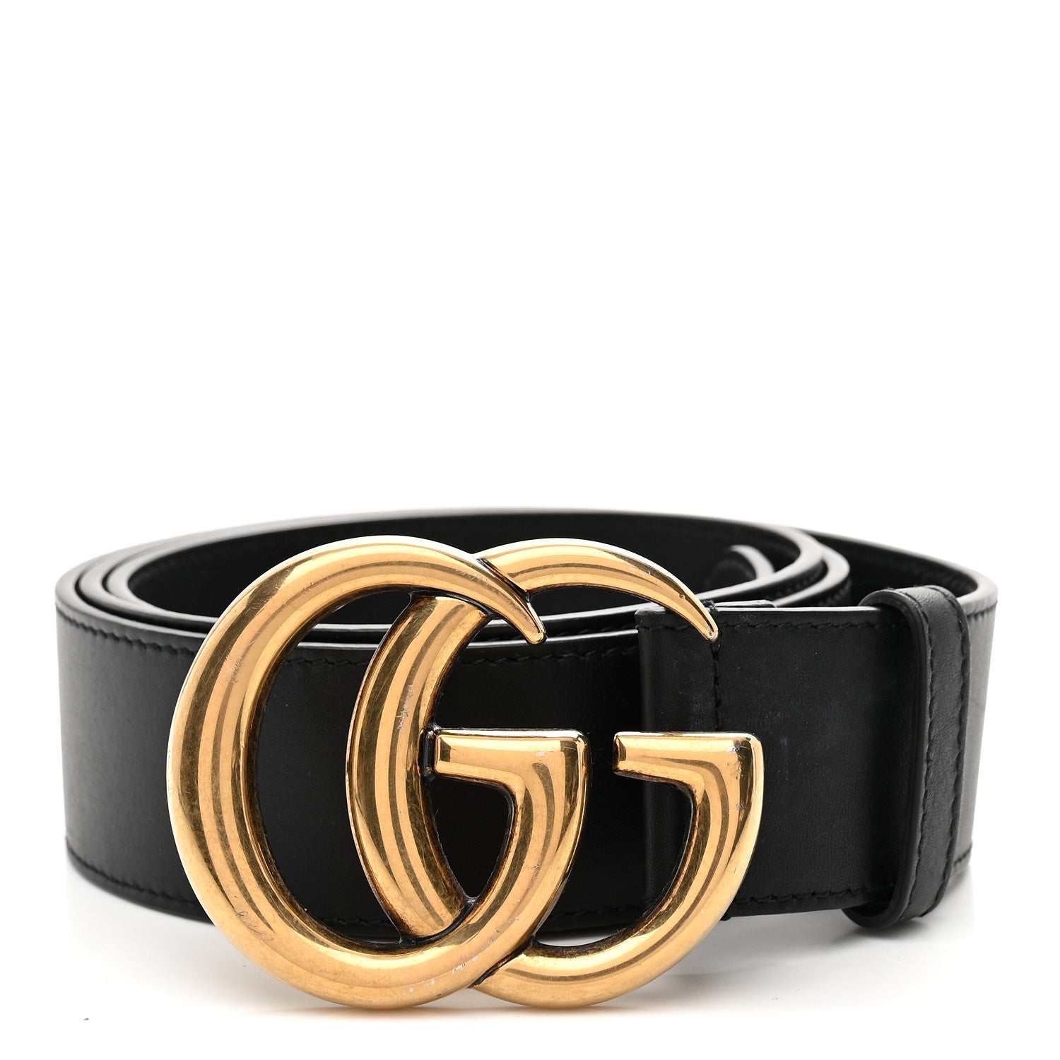 Gucci Calfskin Double G 40mm Belt 100 40 Black