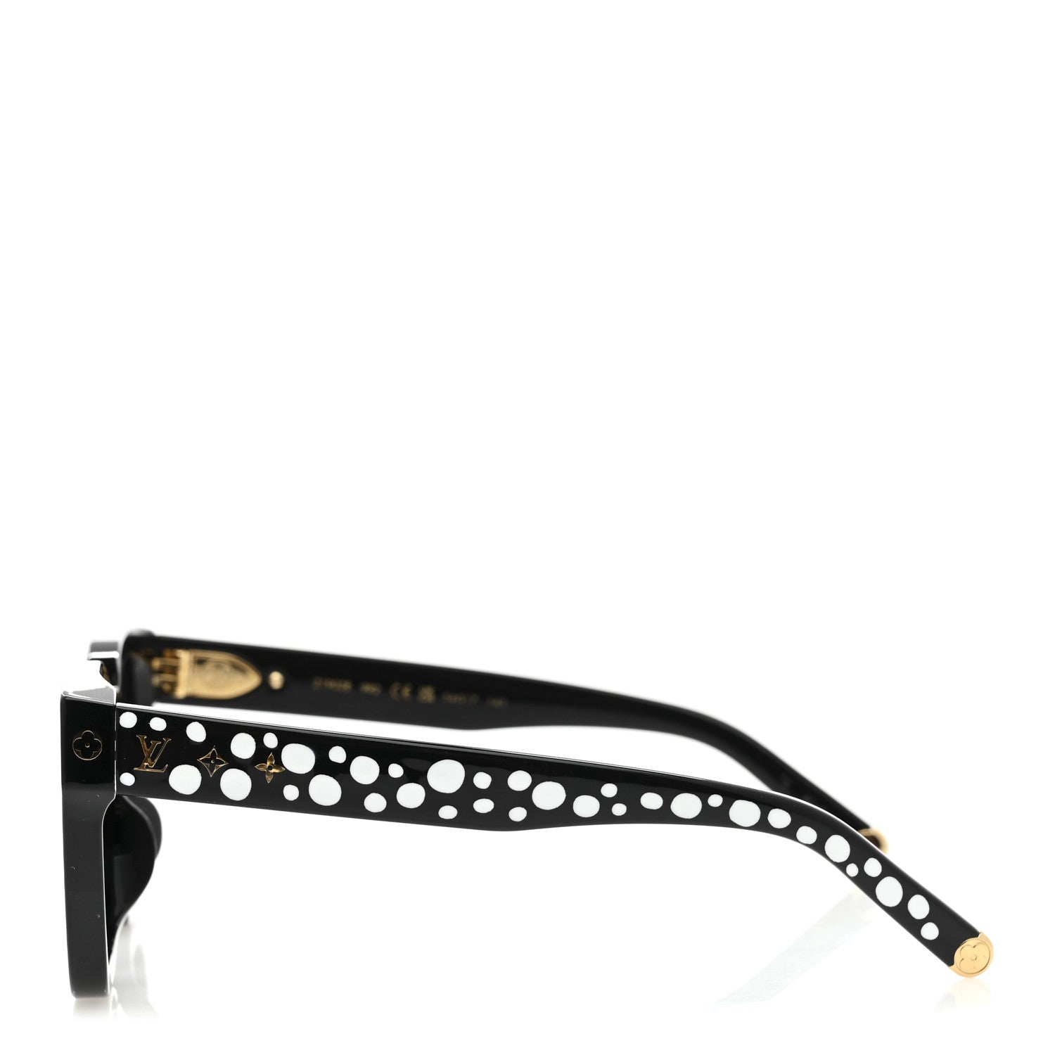 Louis Vuitton LV X YK Acetate Painted Dots Sunglasses Z1902W Black White