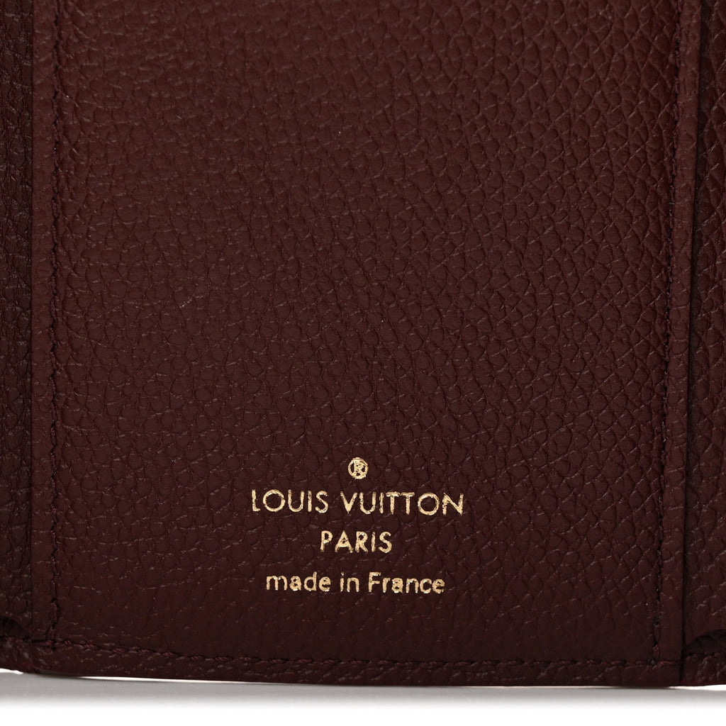 Louis Vuitton Empreinte Victorine Wallet Wine