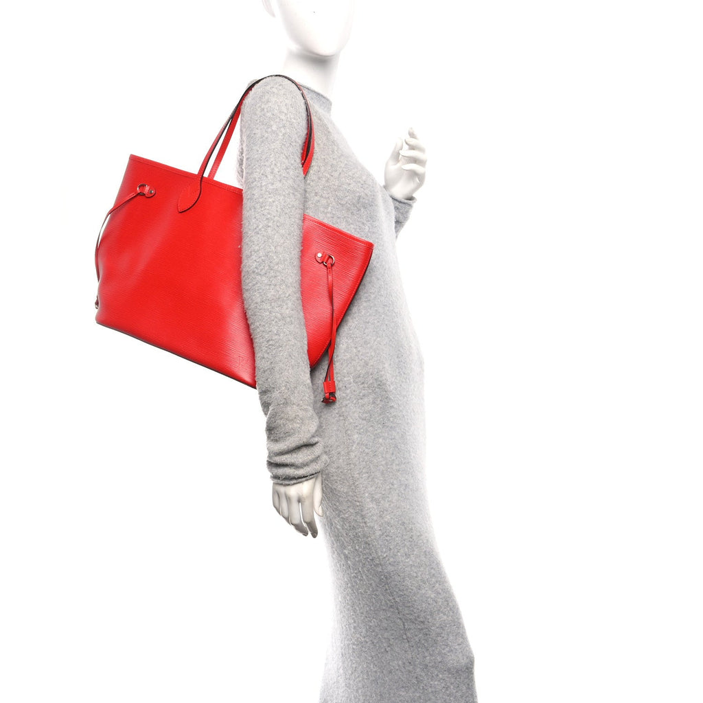 Louis Vuitton Epi Neverfull MM Coquelicot