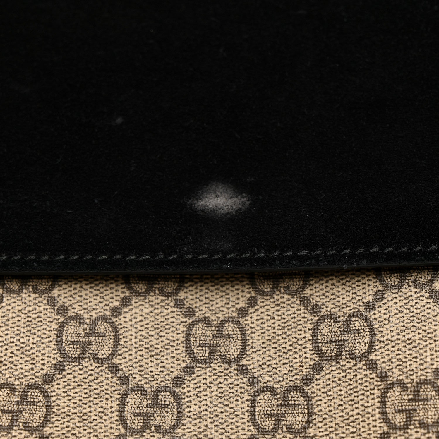 Gucci GG Supreme Monogram Medium Dionysus Shoulder Bag Black