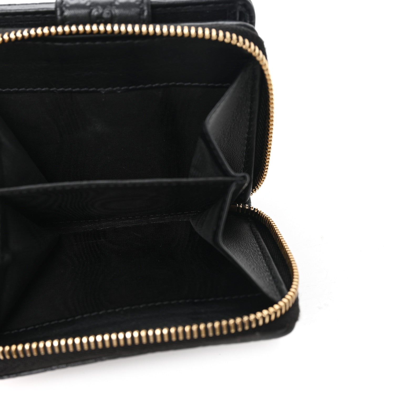 Gucci Microguccissima Compact Wallet Black