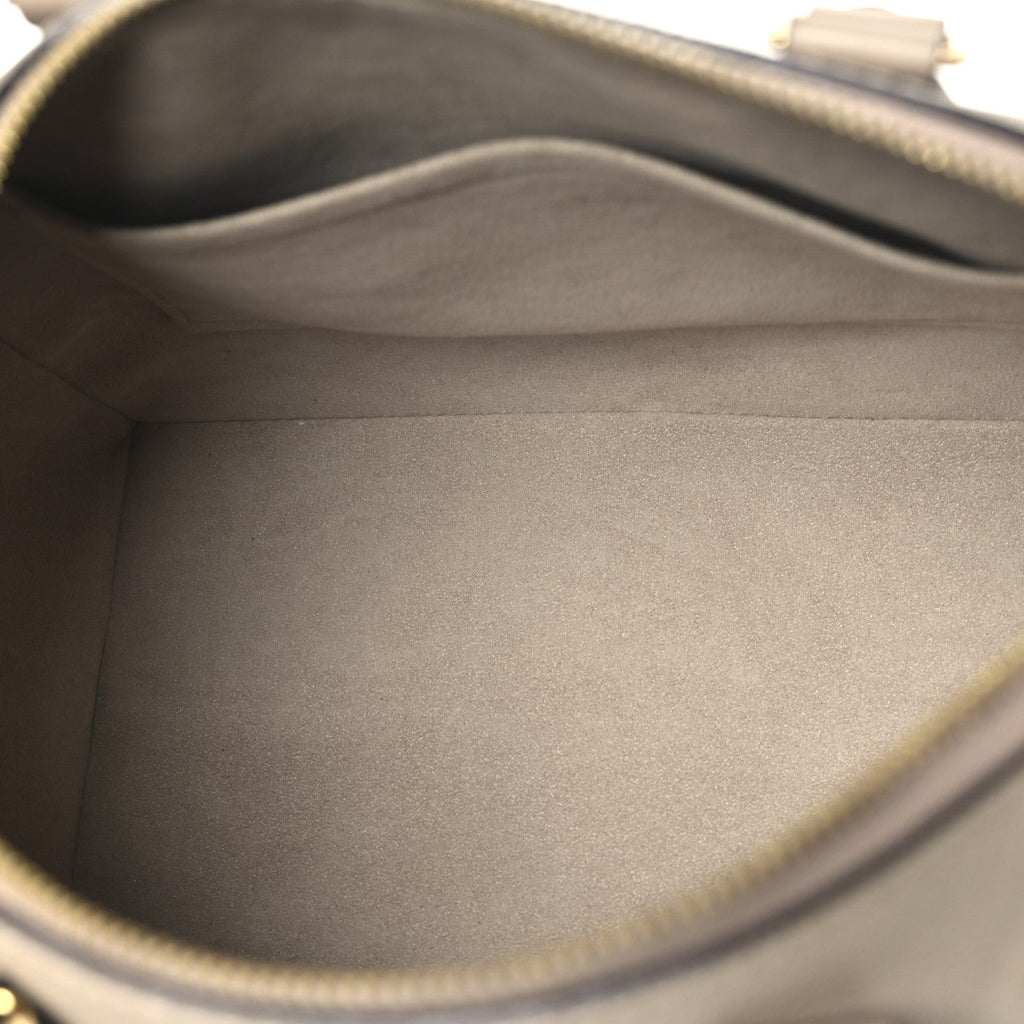 Louis Vuitton Empreinte Monogram Giant Speedy Bandouliere 25 Tourterelle