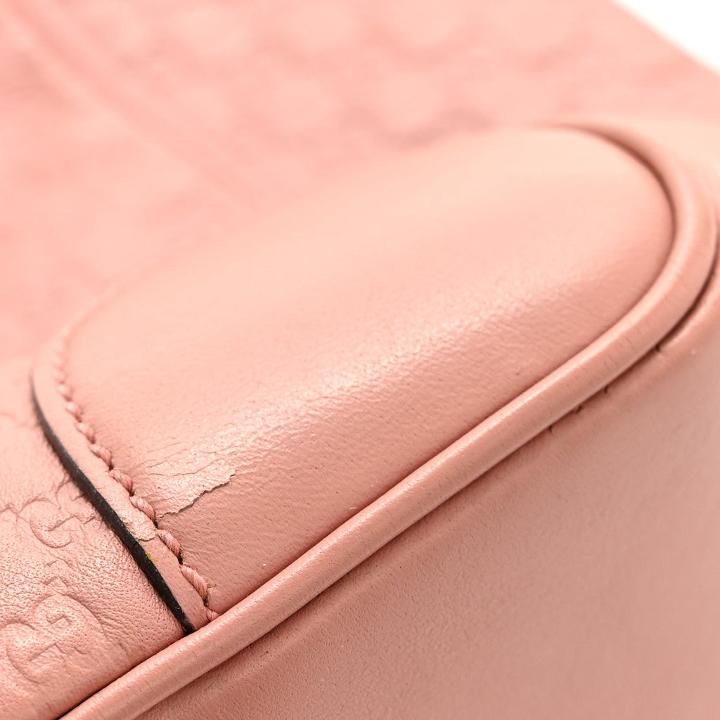 Gucci Microguccissima Small Bree Tote Soft Pink