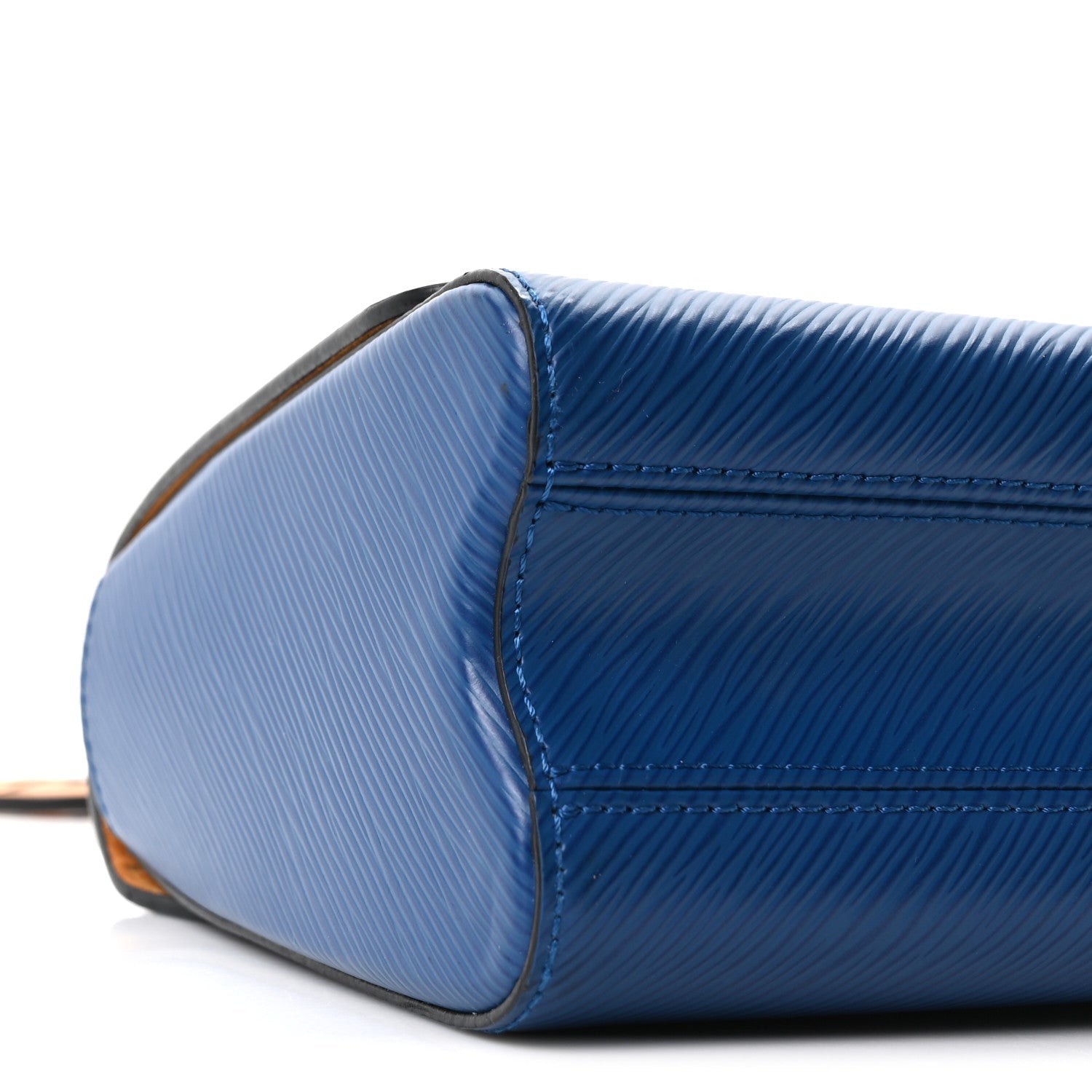 Louis Vuitton Epi Twist Braided Strap Shoulder Bag MM Bleu Roi