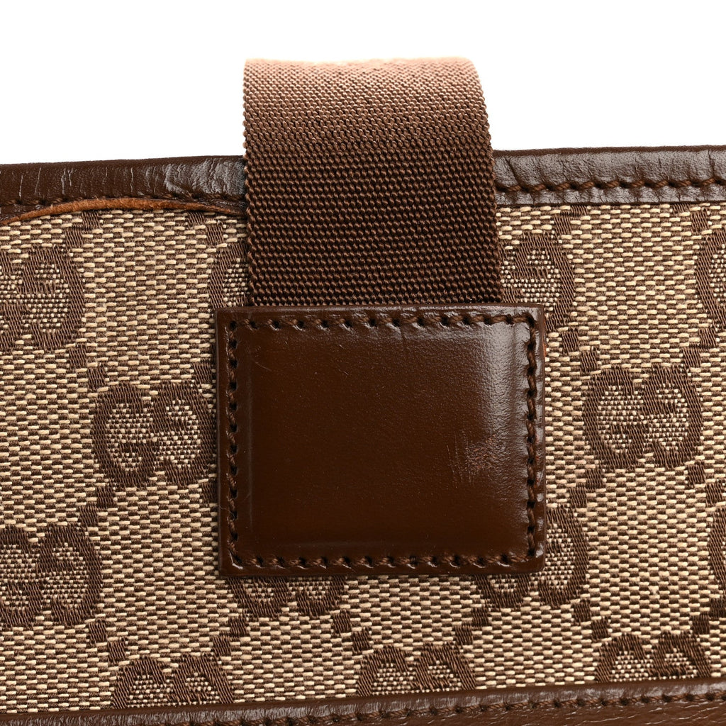 Gucci Monogram Tote Bag Brown