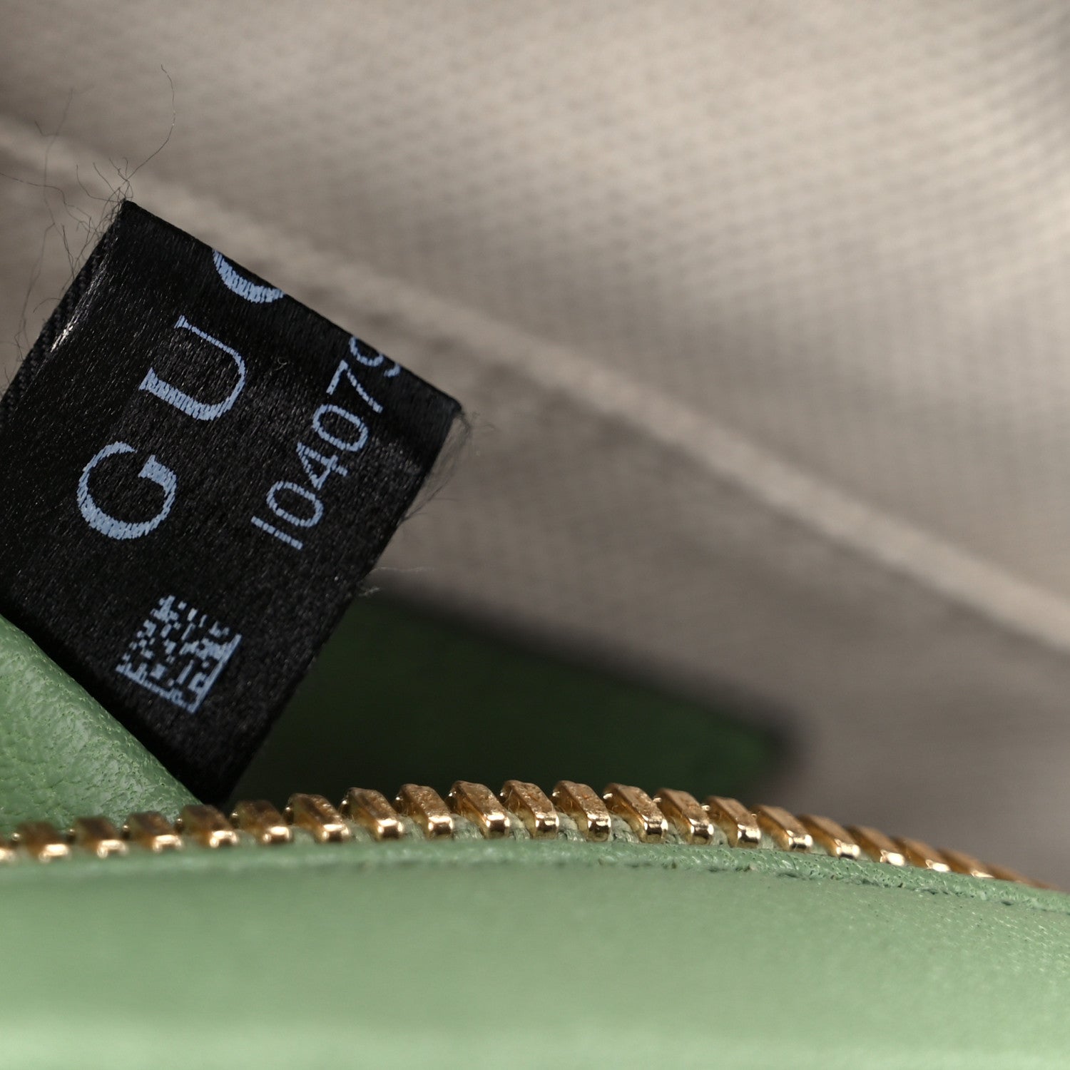 Gucci Sakai Be Green Calfskin Diagonal Stitched Small Blondie Shoulder Bag Green Soil Grass