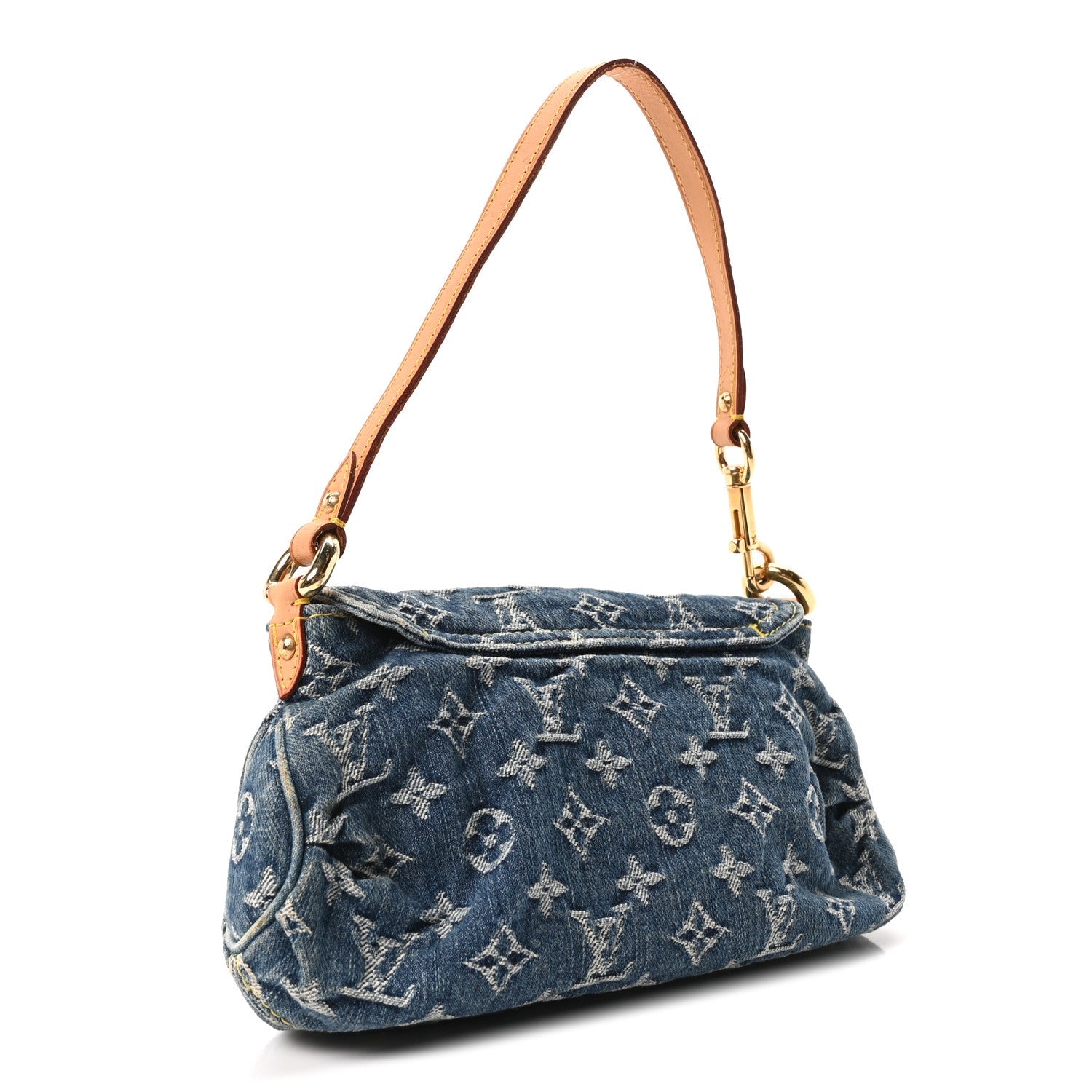 Louis Vuitton Monogram Denim Mini Pleaty Blue