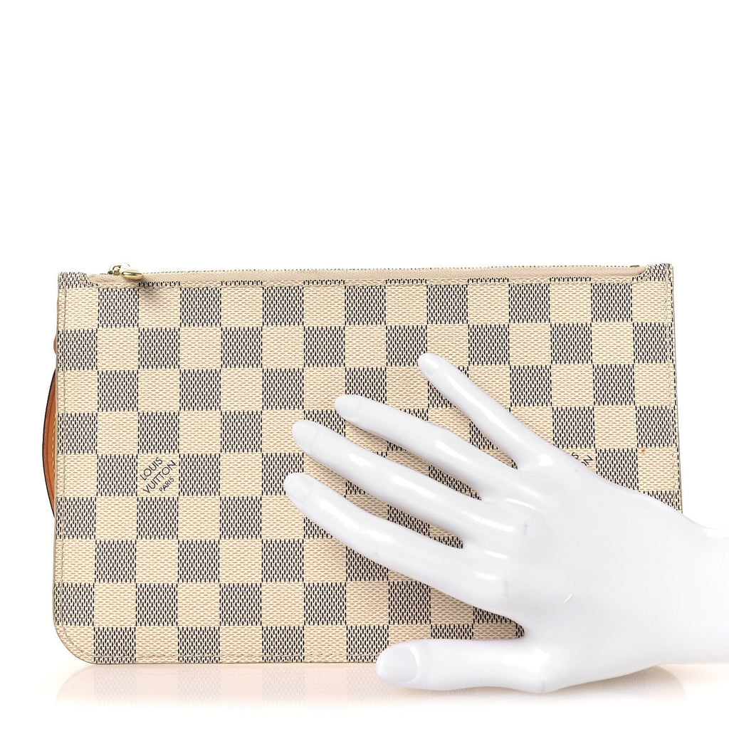 Louis Vuitton Damier Azur Neverfull MM GM Pochette