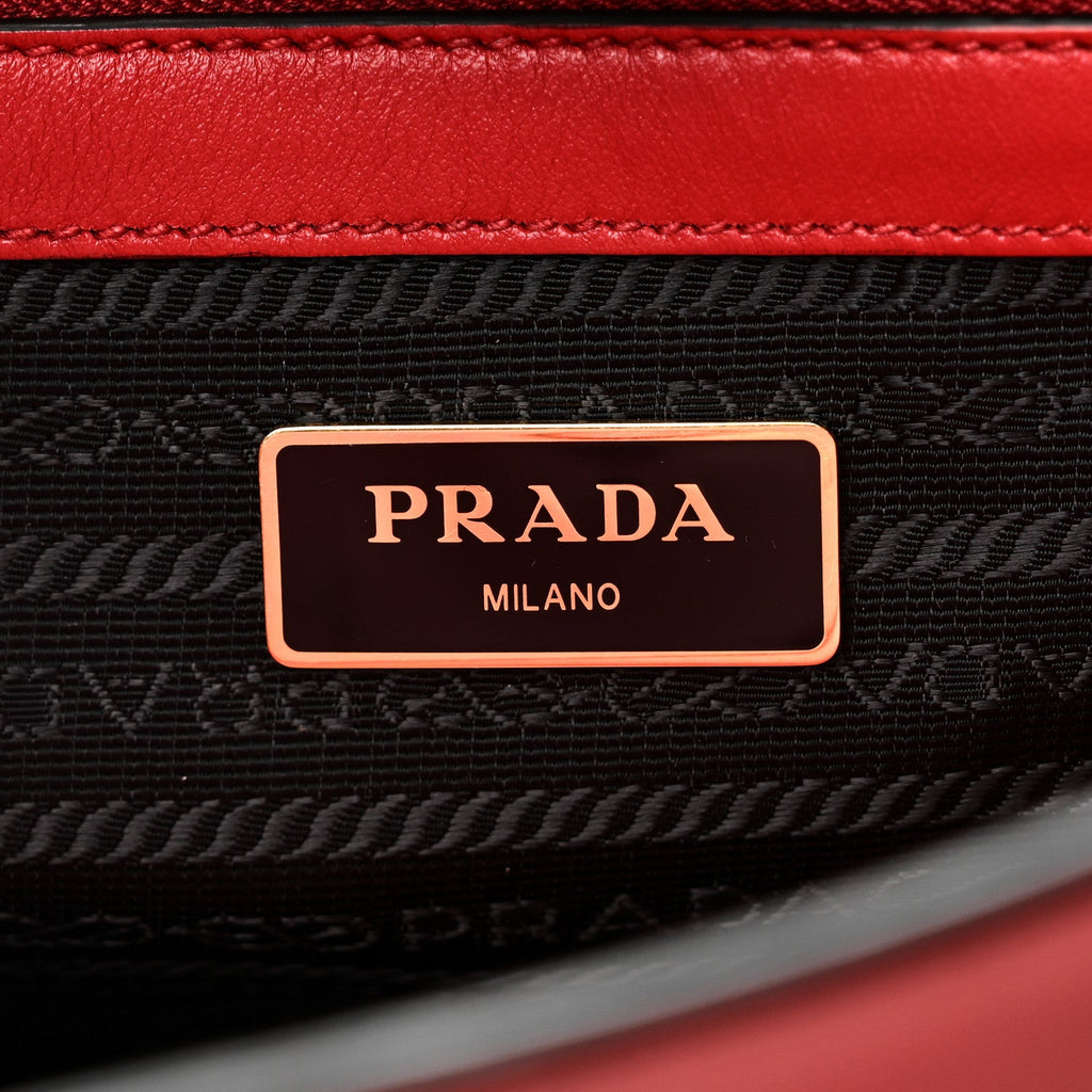 Prada Saffiano Soft Calfskin Large Tote Fuoco