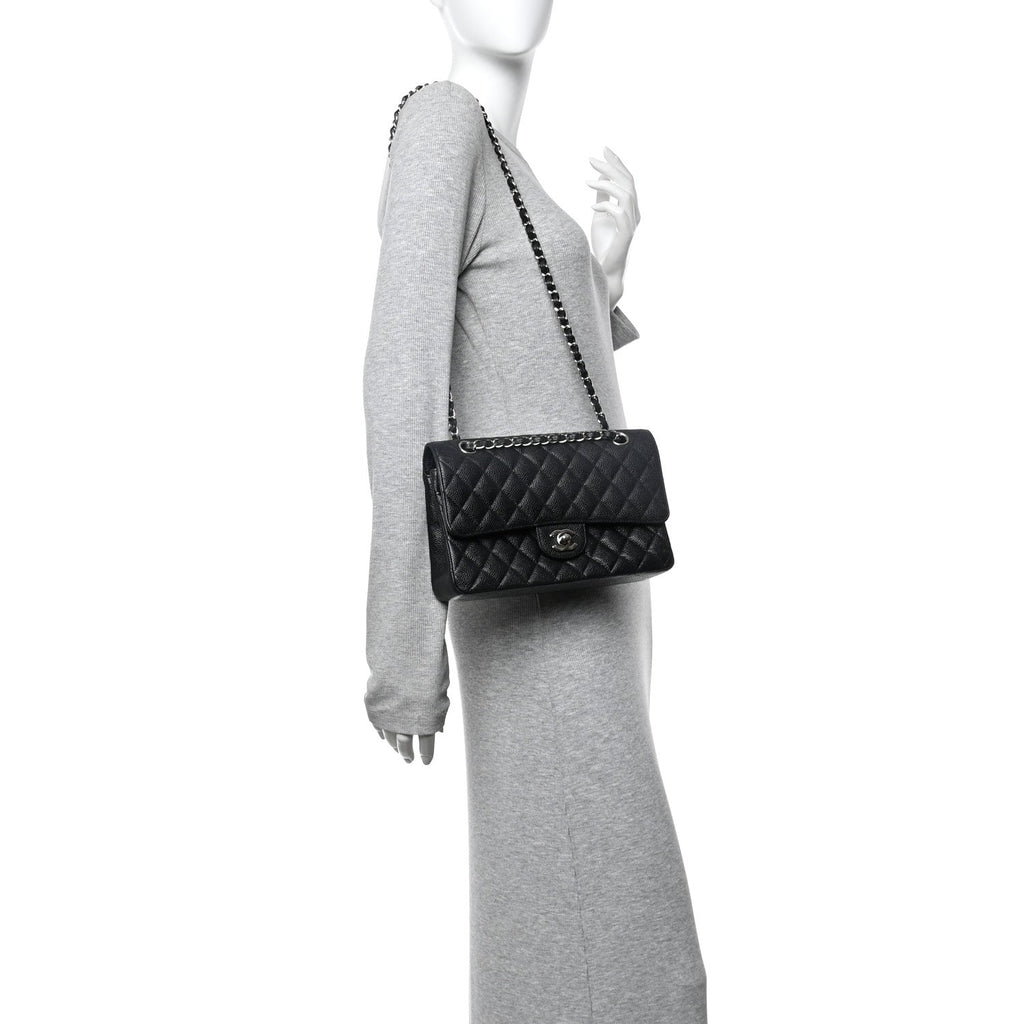 Chanel Caviar Quilted Medium Double Flap Black