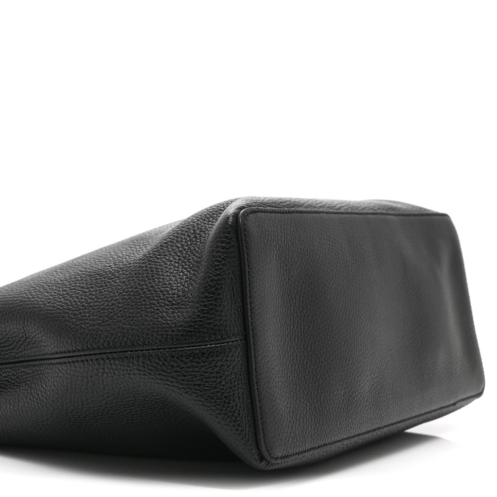 Gucci Pebbled Calfskin Large Soho Hobo Black