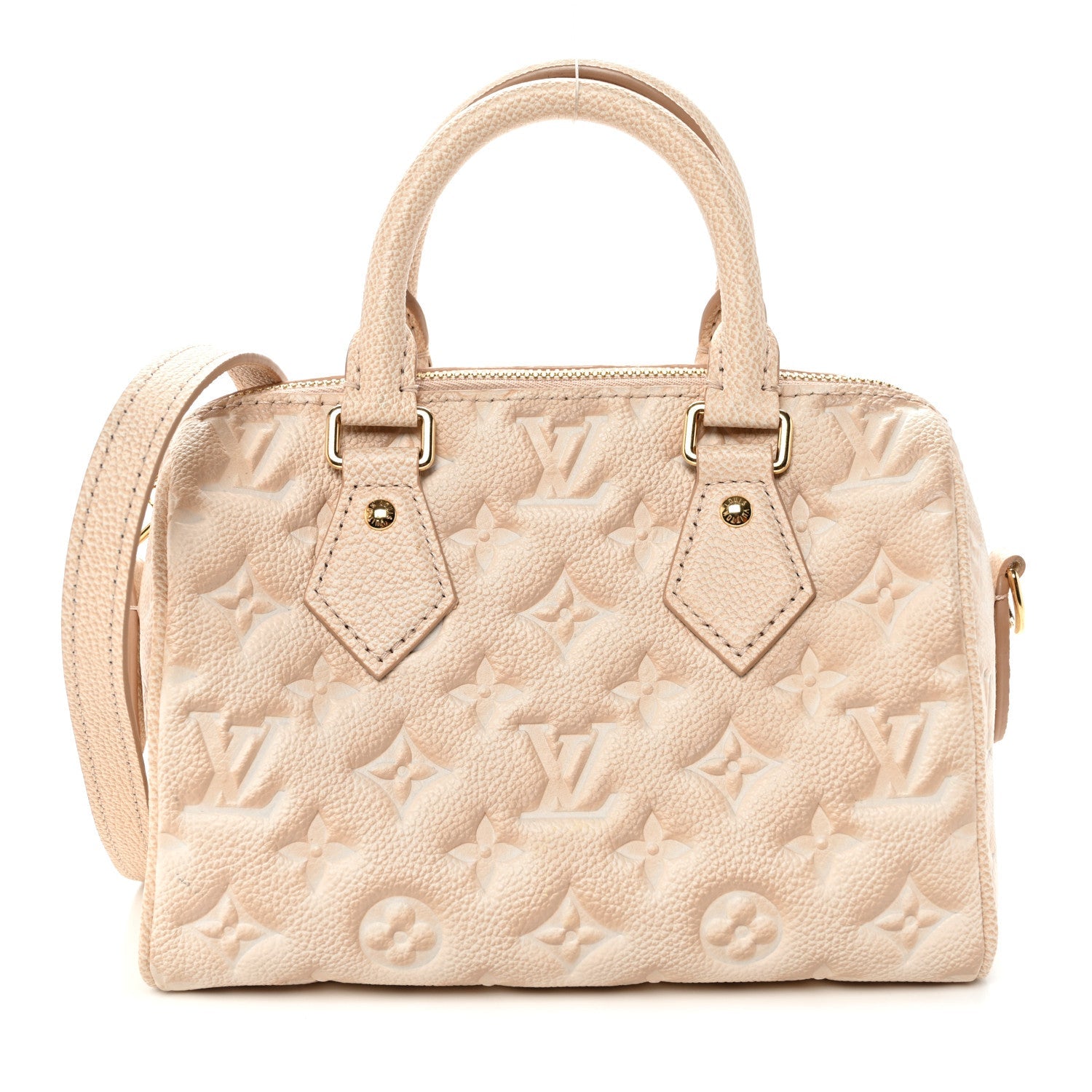 Louis Vuitton Empreinte Monogram Summer Stardust Speedy Bandouliere 20 Beige Clair