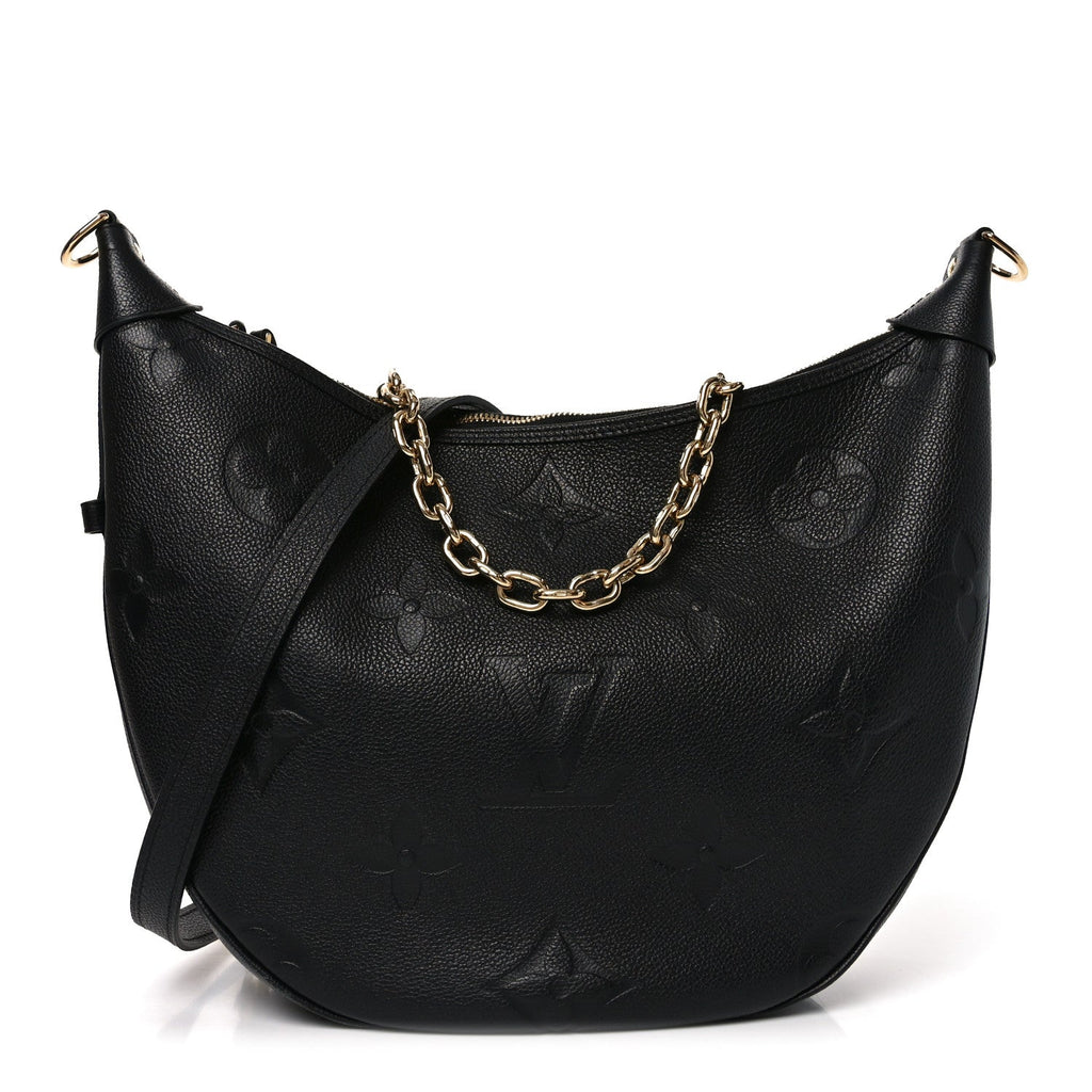 Louis Vuitton Empreinte Monogram Giant Loop Hobo Black