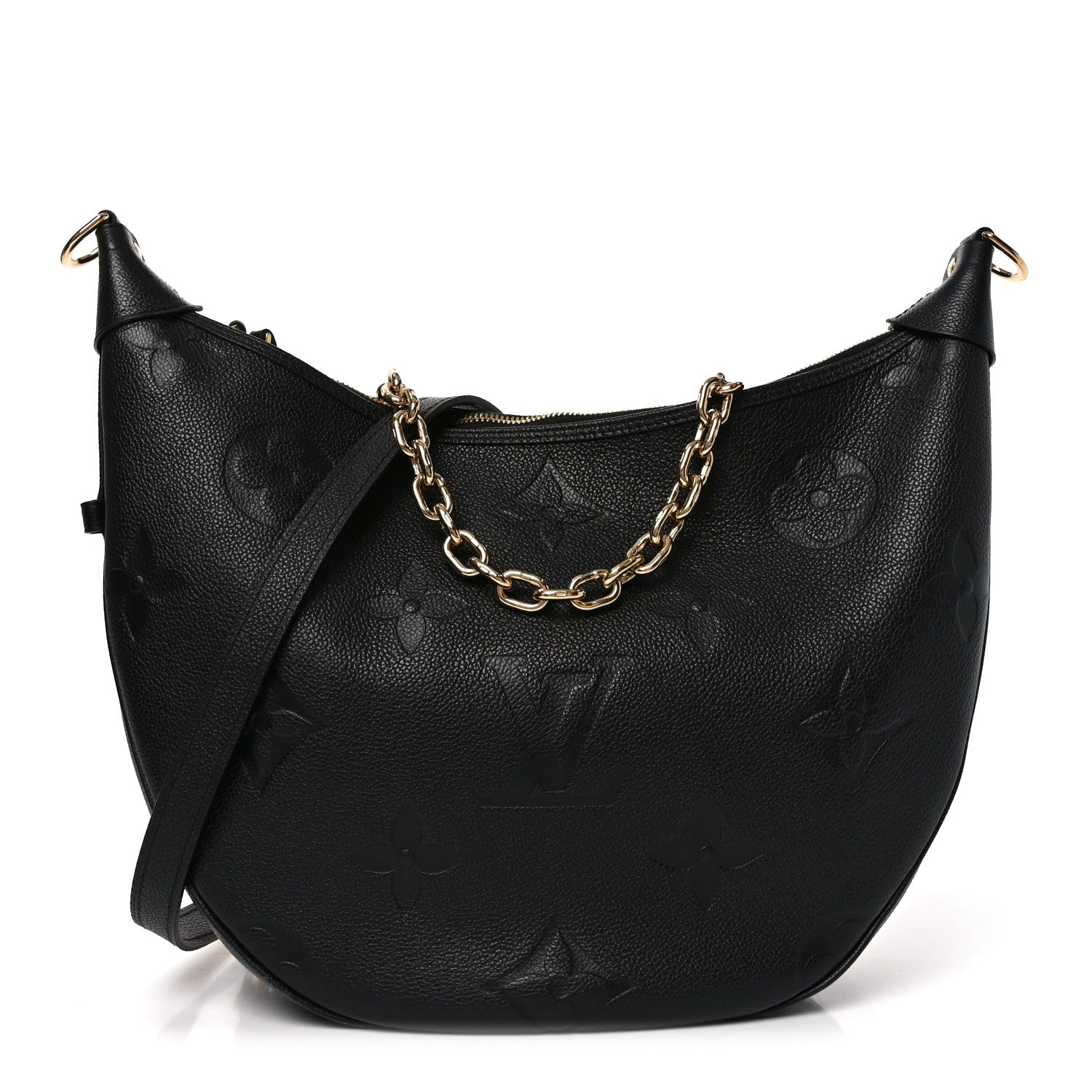 Louis Vuitton Empreinte Monogram Giant Loop Hobo Black
