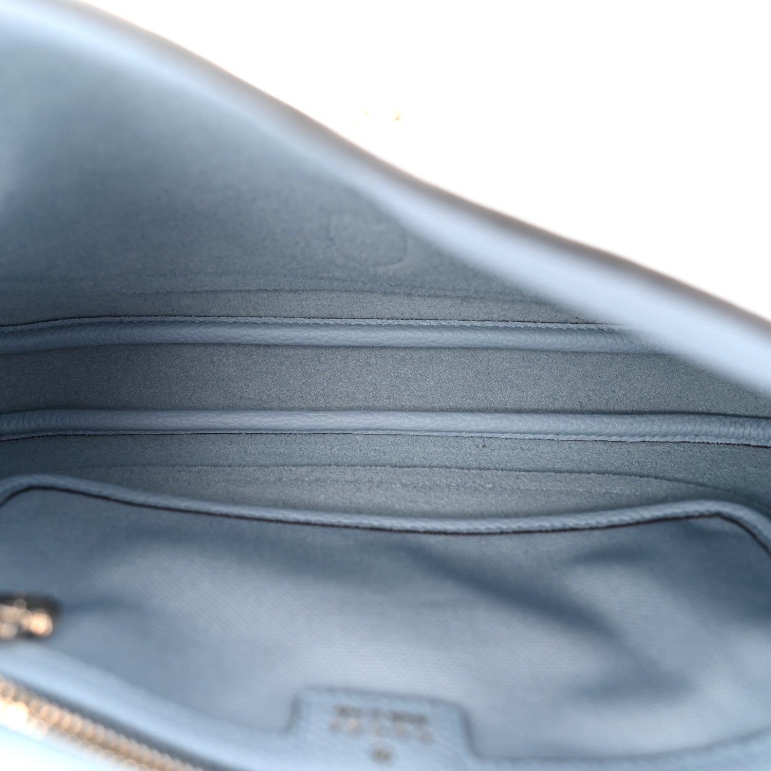 Gucci Grained Calfskin Web Medium Jackie 1961 Hobo Light Blue