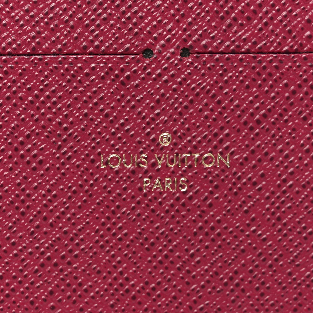 Louis Vuitton Calfskin Felicie Card Holder Insert Fuchsia