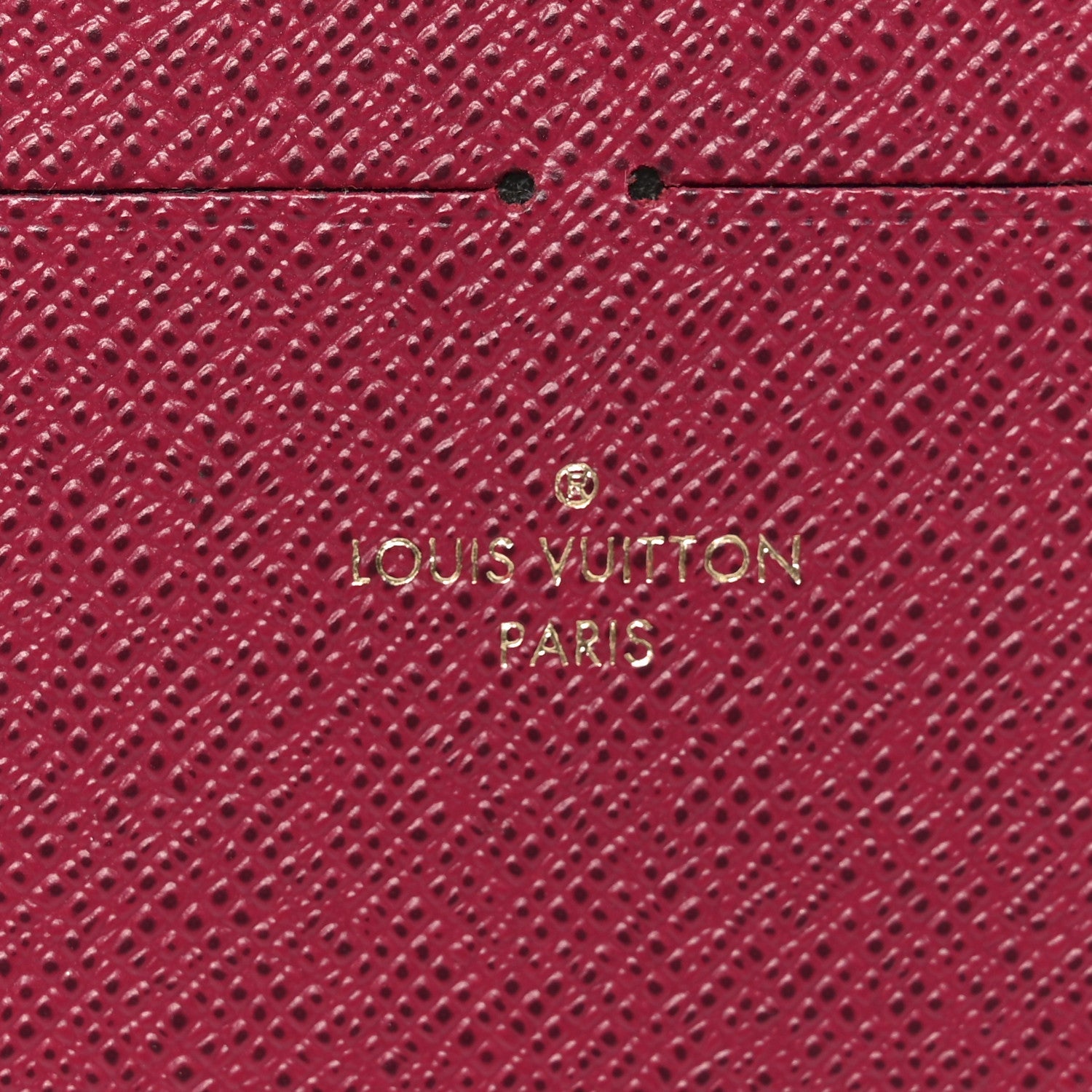 Louis Vuitton Calfskin Felicie Card Holder Insert Fuchsia