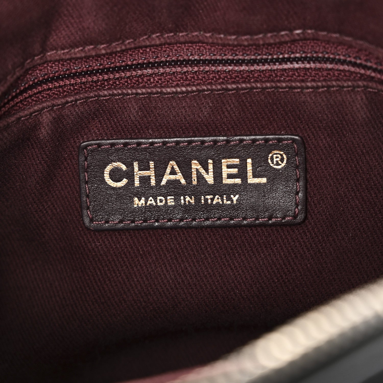Chanel Sheepskin Quilted Trapezio Camera Case Black