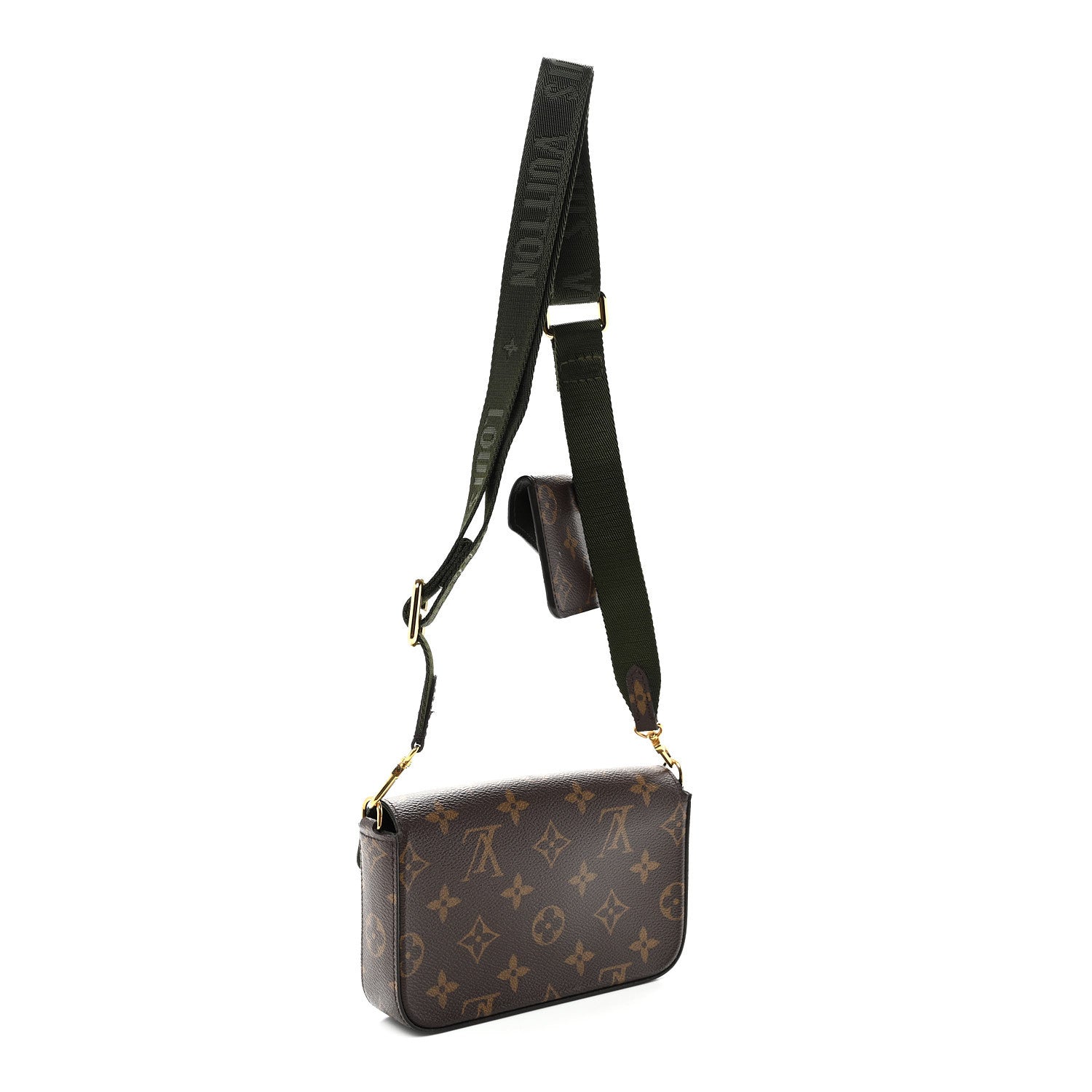 Louis Vuitton Monogram Felicie Strap & Go Kaki