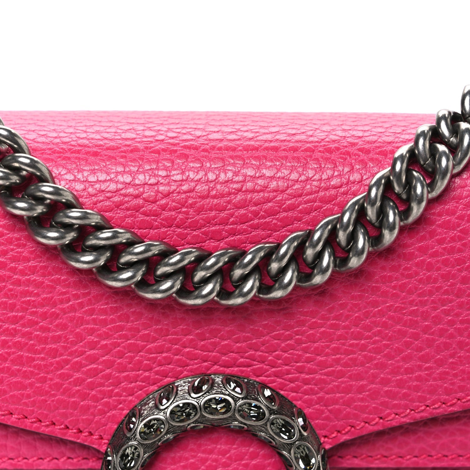 Gucci Calfskin Mini Dionysus Shoulder Bag Box Pink