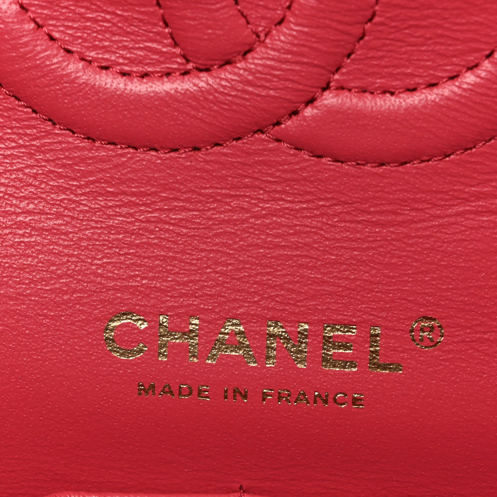 Chanel Caviar Quilted Medium Double Flap Pink
