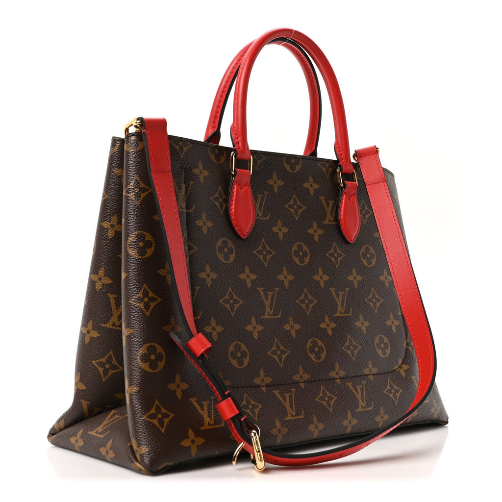 Louis Vuitton Monogram Flower Tote Coquelicot