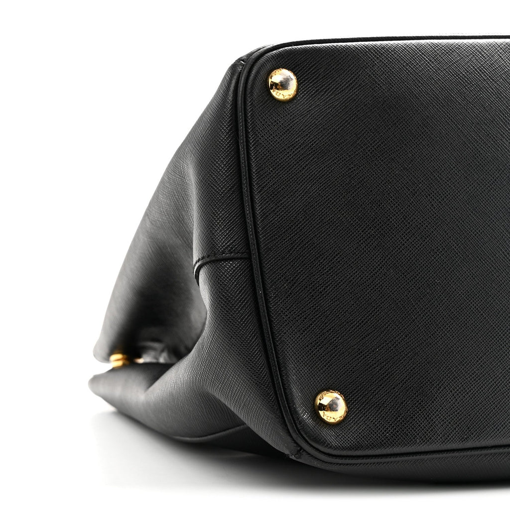 Prada Saffiano Lux Large Tote Black
