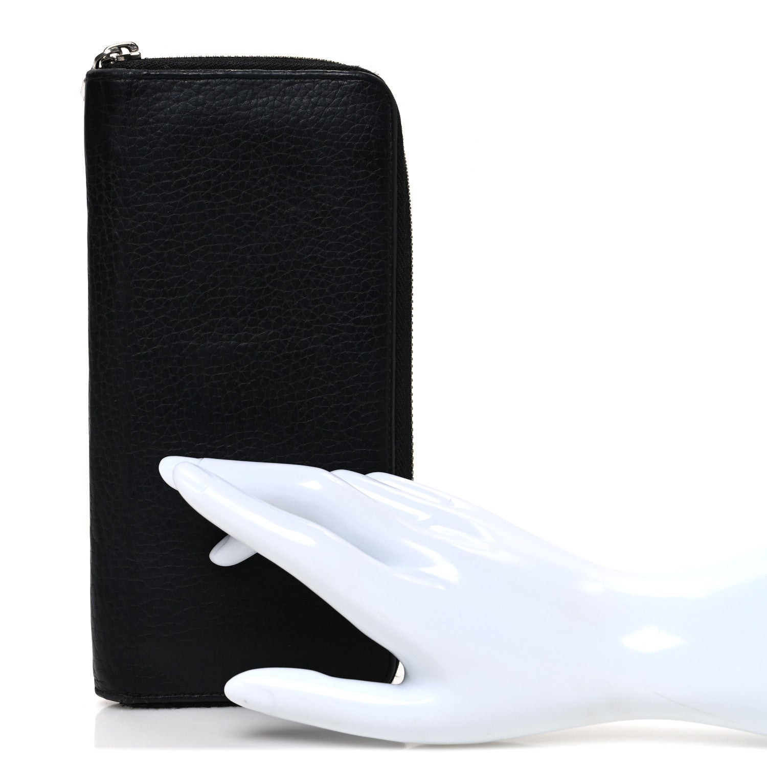 Louis Vuitton Taurillon Vertical Zippy Wallet Black