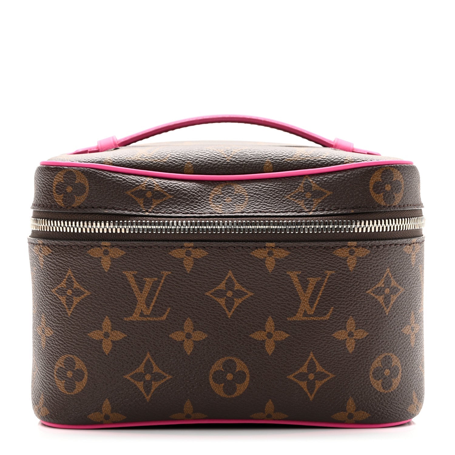 Louis Vuitton Monogram Macassar Nice Mini Fuchsia