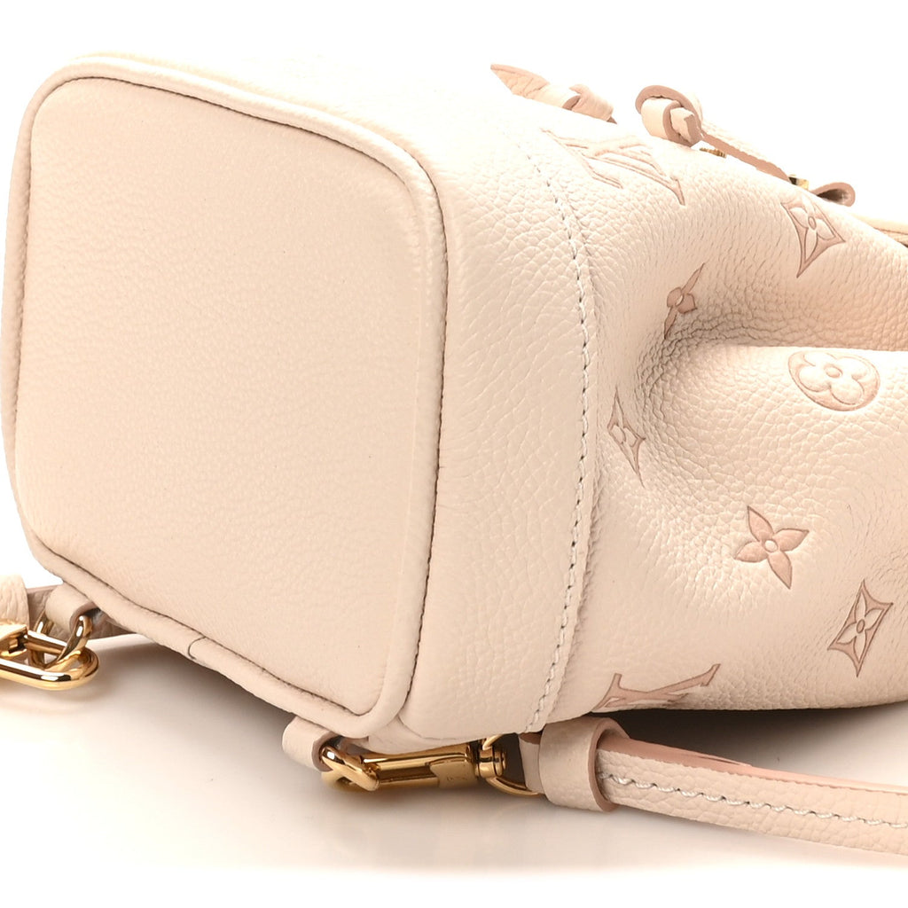 Louis Vuitton Empreinte Monogram Bicolor Nano Noe Backpack Eden