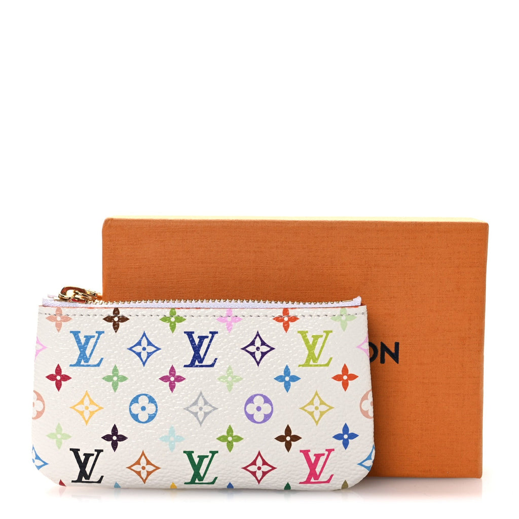 Louis Vuitton LV X TM Monogram Multicolor Key Pouch White