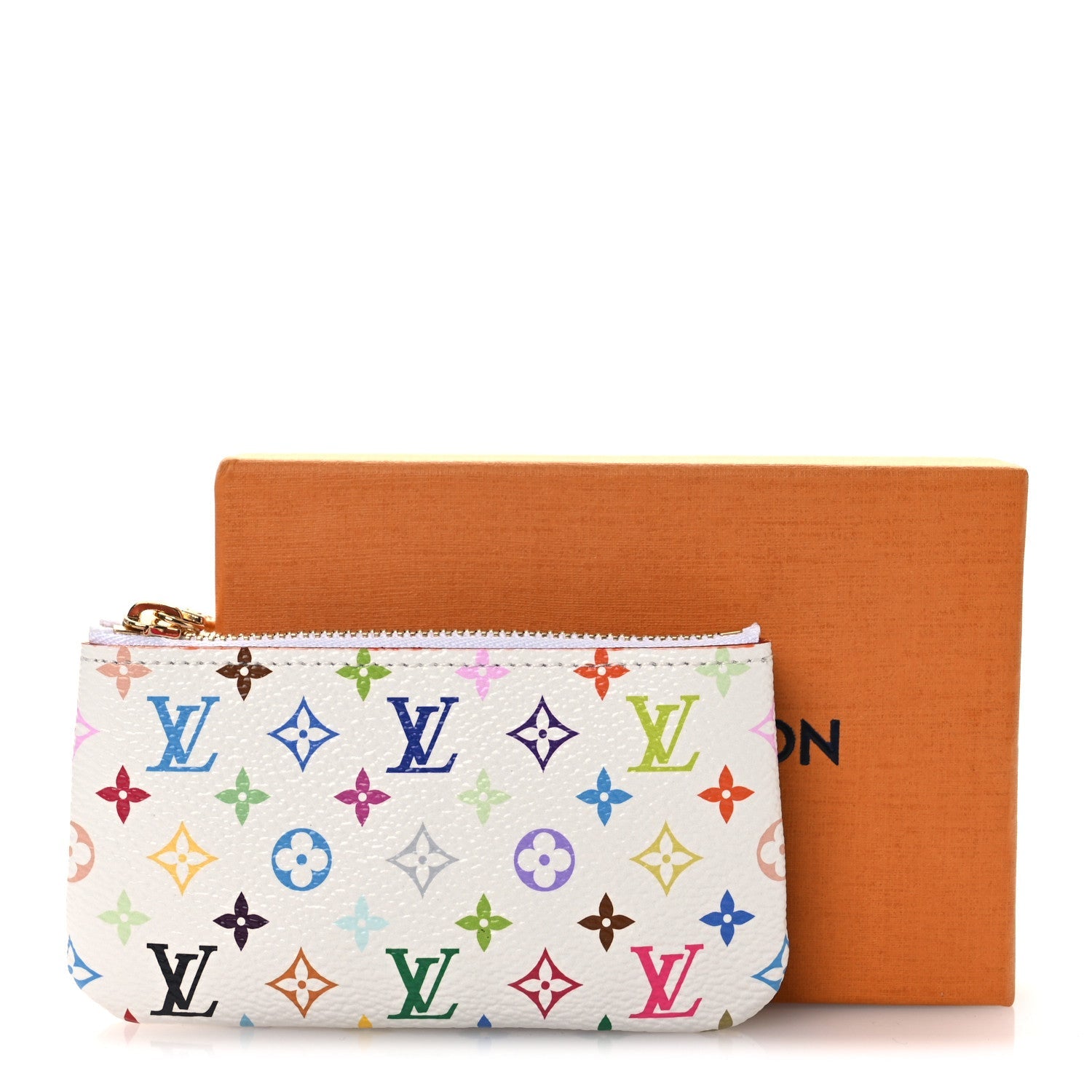 Louis Vuitton LV X TM Monogram Multicolor Key Pouch White