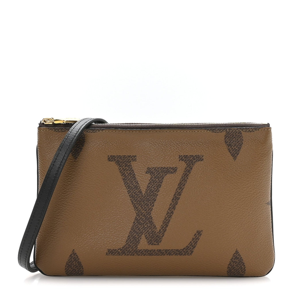 Louis Vuitton Reverse Monogram Giant Double Zip Pochette