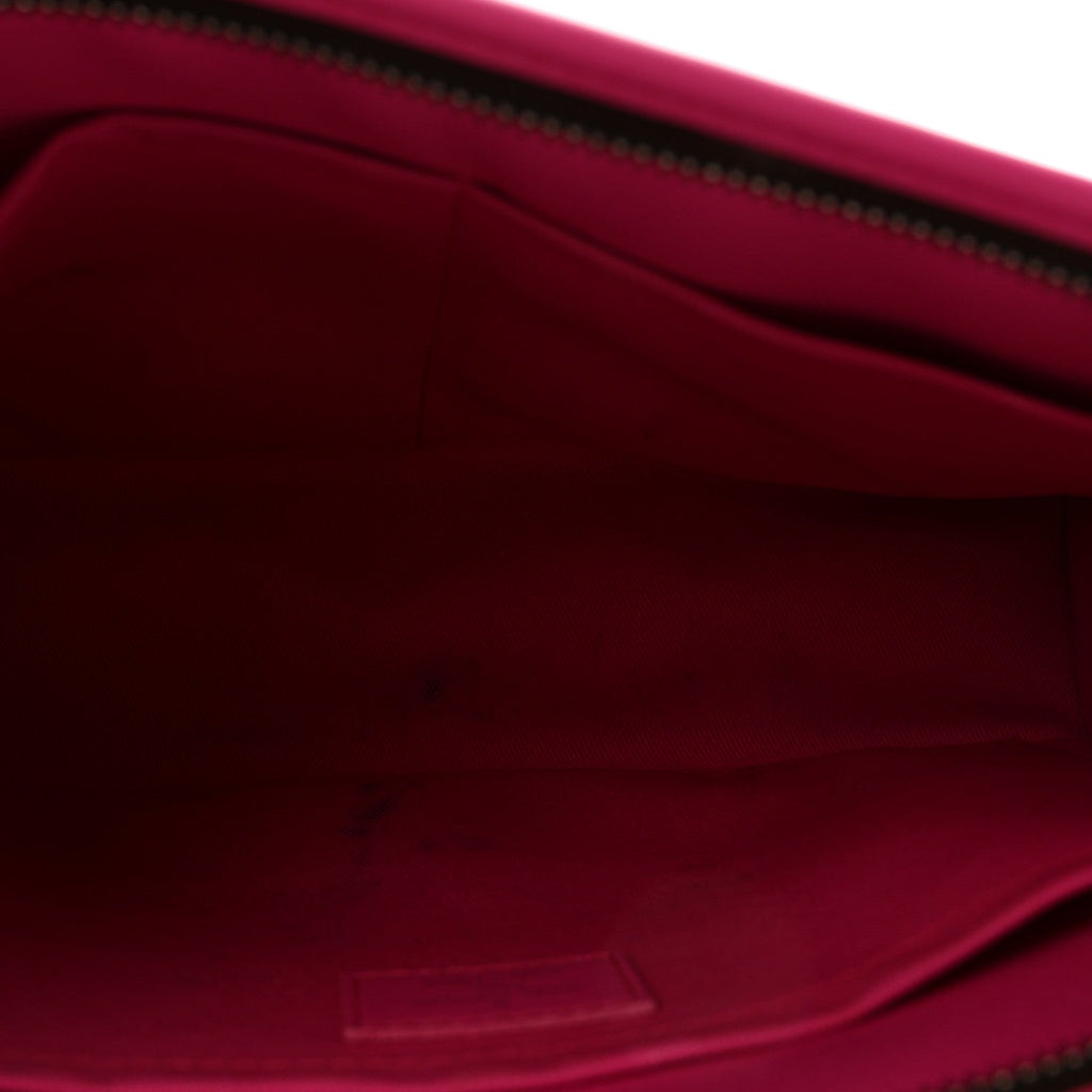 Louis Vuitton Monogram Macassar Pochette Voyage MM Fuchsia