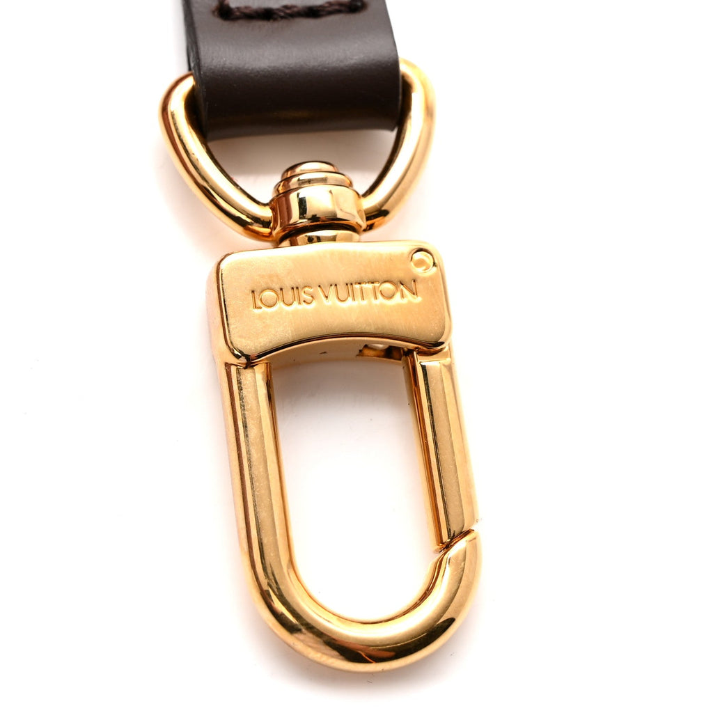 Louis Vuitton Calfskin 16mm Adjustable Shoulder Strap Ebene