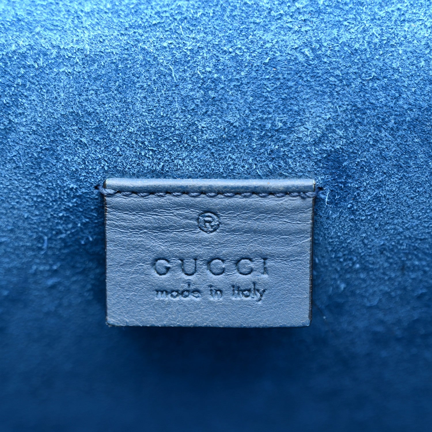 Gucci GG Supreme Monogram Medium Dionysus Shoulder Bag Blue