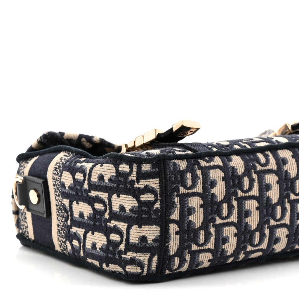 Christian Dior Oblique Small Diorcamp Bag Blue