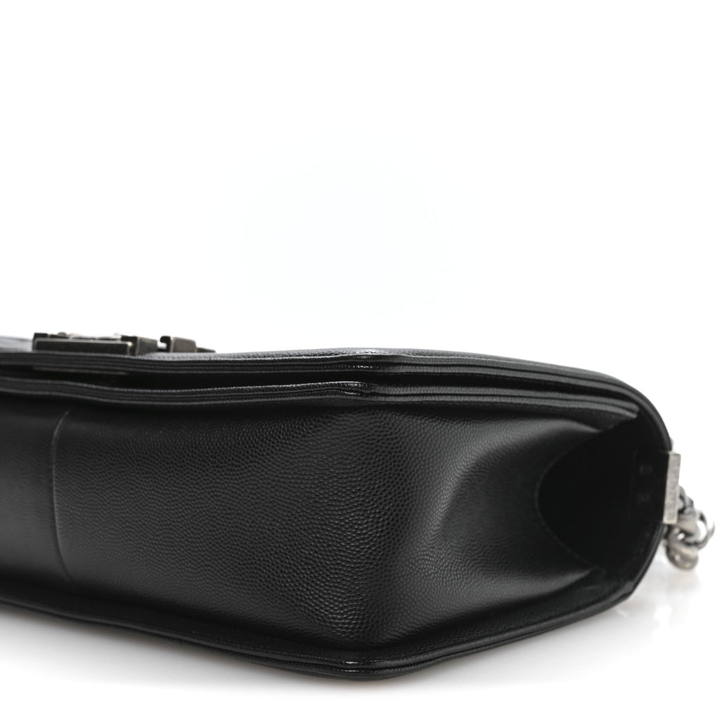 Chanel Caviar Quilted Medium Boy Flap Black