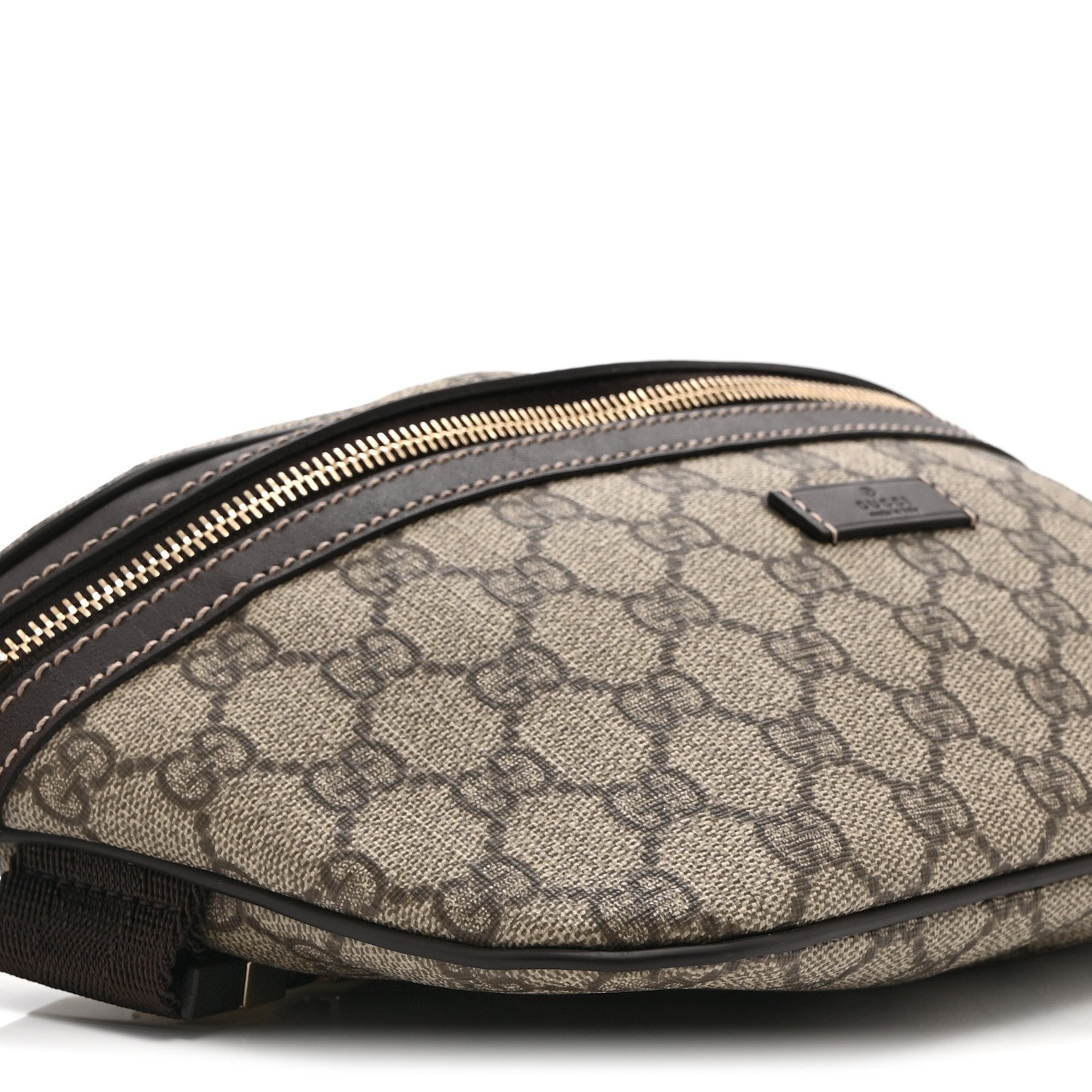 Gucci GG Supreme Monogram Belt Bag Dark Brown