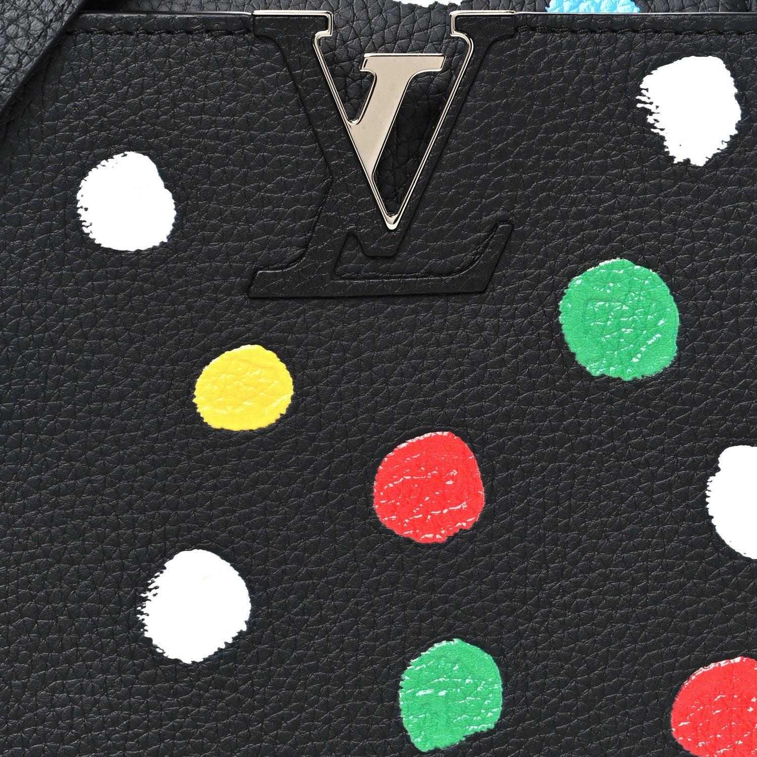 Louis Vuitton LV X YK Taurillon Capucines MM Black
