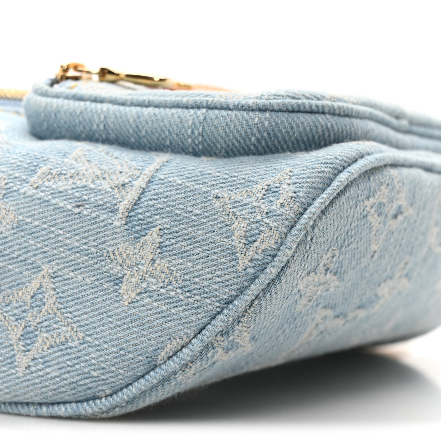 Louis Vuitton Monogram Denim Mini Bumbag Sky Blue