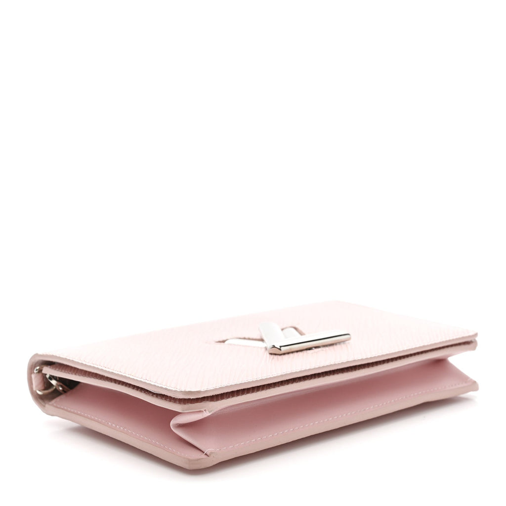 Louis Vuitton Epi Twist Belt Chain Wallet Rose Ballerine
