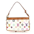 Louis Vuitton Monogram Multicolor Pochette Accessories White