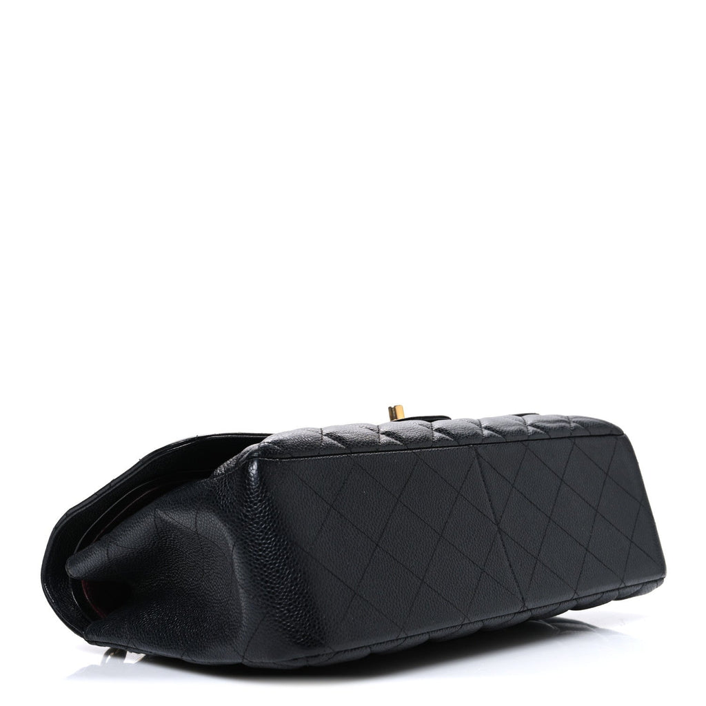 Chanel Caviar Quilted Jumbo Double Flap Black