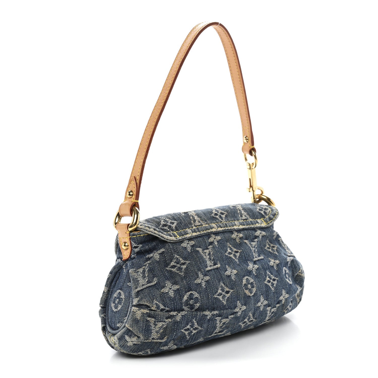 Louis Vuitton Monogram Denim Mini Pleaty Blue