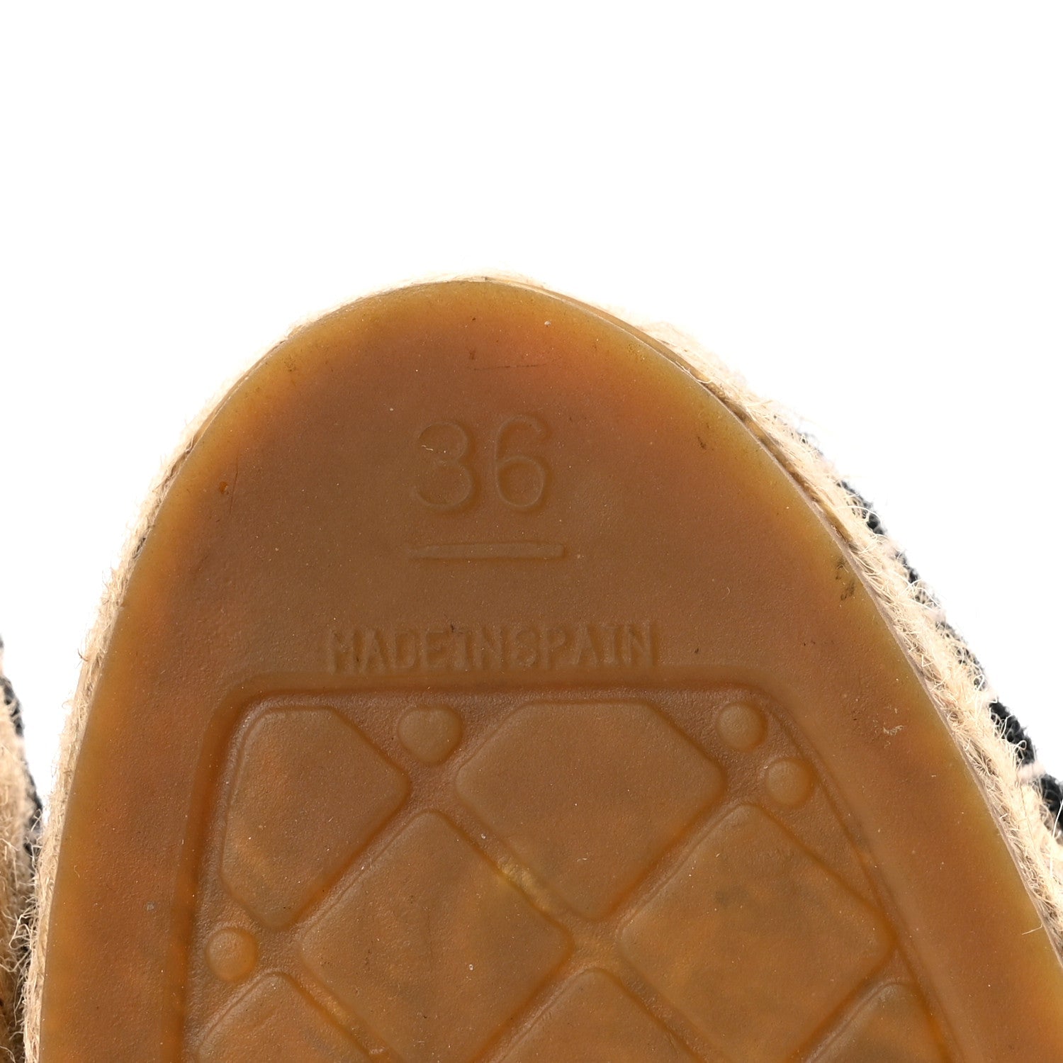 Flannel CC Espadrilles 36 Dark Grey Black